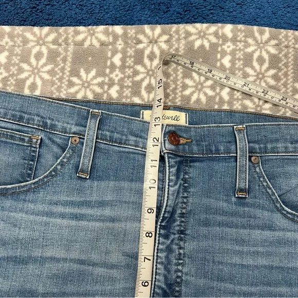 Madewell 11" High-Rise Skinny Jeans in Maricopa Wash Size 34 - Picture 11 of 12